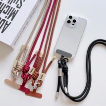 Simple Double-Sided Adjustable Mobile Phone Universal Lanyard, Crossbody Long Rope, Shoulder Strap Rope, Anti-Loss Hanging Piece