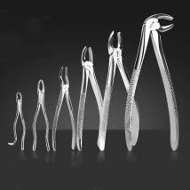 Adult Tooth Extraction Forceps Wisdom Tooth Deciduous Tooth Forceps Maxillary and Mandibular Tooth Forceps Dental Oral