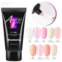 30ml Żel do przedłużania paznokci Żel do budowania paznokci Poly Nail Żel akrylowy UV LED Szybkie przedłużanie modelu kryształów Bezbolesny klej kryształowy