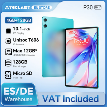 Teclast P30 Android 14 tablet, 10.1 inch, Max 12GB RAM, 128GB ROM, 1280x800 IPS, Unisoc T606, 8