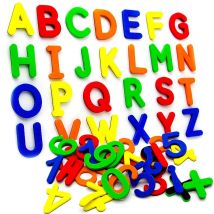 24-76 stücke Magnetische Alphabet Buchstaben EVA Schaum Kühlschrank Aufkleber Kleinkinder Kinder Lernen Rechtschreibung Zählen Pädagogisches Spielzeug Geschenk