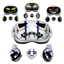 Haut Aufkleber Für Meta Quest 3S VR Headset Controller Zubehör Vinyl Schutzhülle Aufkleber Halloween Muster Für Oculus 3S
