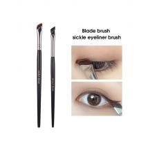 Sichel-Eyeliner-Pinsel, abgeschrägter Messerkanten-Make-up-Pinsel, Augenlid bis zum Liegen, Seidenraupenpinsel, Augenbrauenpinsel, Augen-Make-up-Pinsel