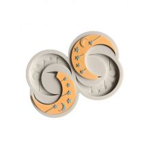 Moon Star  square pattern silicone mold DIY sugar cake mold biscuit chocolate silicone mold