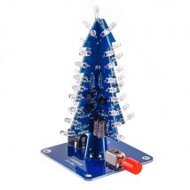 DIY LED Colourful Christmas Tree Electronic Kit USB Power Supply with Shell DIY Soldering Kit Project DC5V