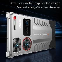 Super Sport Auto Design Aluminium Legierung Wärmeableitung Metall Fall Für Für ZTE Nubia Z60 Ultra / Nubia Z70 Ultra Telefon Abdeckung