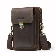 Kontakt's Echtes Leder Taille Packs Männer Telefon Taschen mit Reisepass Messenger Schulter Tasche für Mann Reise Gürtel Tasche kleine