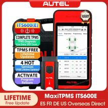 Autel MaxiTPMS ITS600E TPMS Diagnostics Tool, attiva/leggi/riimpara tutti i sensori TPMS famosi, Oil SAS BMS EPB Rest, aggiornamento gratuito