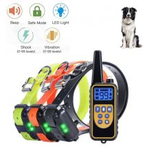 VIP Elektrisches Hundetrainingshalsband Wasserdichtes Anti-Bell-Halsband für Haustiere mit Fernbedienung Wiederaufladbares Anti-Bell-Gerät