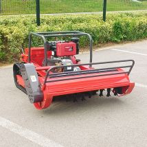 Motore diesel Piccolo robot Tagliaerba Larghezza di taglio 800mm 1000mm 1200mm Tosaerba cingolato con telecomando