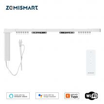 Zemismart Nuovo design Motore per tende WiFi Funziona con Tuya Smart Life Tende elettriche personalizzate Track Alexa Google Home Control