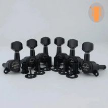 Guyker Guitar Locking Tuners-1:18 Lock String Tuning Key pioli testa della macchina nera