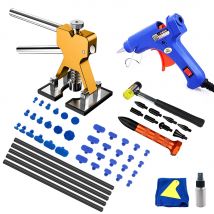 Strumento di riparazione per la rimozione di ammaccature per auto Kit estrattore per carrozzeria di ammaccature per auto Strumento per garage 18+ Ventosa Sollevamento Ponte Martello Carrozzeria Prendi