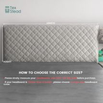 Copri testiera addensato Copri letto posteriore antipolvere Copri letto super morbido in tinta unita Copri testa trapuntata