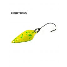Countbass 1/32oz 0.9g Trout Spoons Leaf Brass Casting Fishing Lures for Salmon Trout Pike Bass