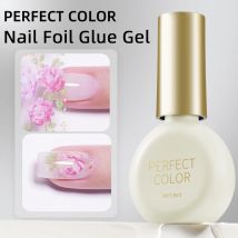 PERPECT COLOR Nail Foil Glue Gel 8ML Foil Transfer Gel for Nails Stickers Transfer Nail.christmas nails,lace nail foil