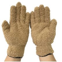 Reinigungs handschuhe Mikro faser Korallen vlies Auto pflege handschuhe solide Fünf-Finger-Stauben tfernung Hausarbeit saugfähige Handschuhe