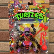 Brand new Playmates Teenage Mutant Ninja Turtles Classic Tail Steel Scale Tail antrax wyrm chrome dome Action Figure Toy Gift