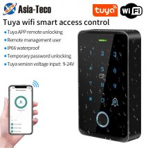 Tuya Wifi Fingerprint Tastatur Rfid-kartenleser Standalone Outdoor Wasserdicht Für Telefon App Fernsteuerung Tür Access Control