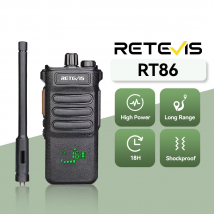 Retevis RT86  Walkie Talkie Professional Two Way Radio Long Range Walkie Talkie  Communication radio for Outdoor Business