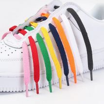 1 Paar flache Schnürsenkel klassische Schnürsenkel passen Mode solide Sport Schnürsenkel lässig Unisex Schuhs chnüre Schuh zubehör