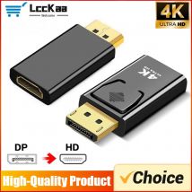 Adapter 4K DP DisplayPort na HDMI, konwerter Display Port DP na HDMI, adapter HDTV, adapter wideo i audio do laptopa/PC