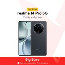 [Estreno mundial] realme 14 Pro 5G Smartphone Dimensity 7300 Chipset 6000mAh Batería 50MP Cámara Sony OIS Pantalla curva de 120Hz