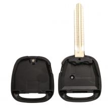Bilchave 1/2 Taste Auto Fernbedienung Schlüssel Shell Fob Für TOYOTA Carina Estima Harrier Previa Corolla Celica Schlüssel Fall TOY43 ungeschnittene Klinge