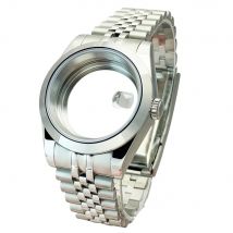 Saphirglas für DATEJUST 39/36mm Herrenuhrengehäuse Fit NH35 NH36 NH34 Uhrwerk Mode 20ATM Jubilee Edelstahl