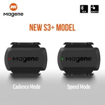 Magene S3+ czujnik prędkości i kadencji ANT komputer Bluetooth prędkościomierz podwójny czujnik akcesoria rowerowe kompatybilny z WahooOnelap Zwift