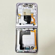 Mittelrahmengehäuse mit Scharnier-Flexkabel, kleine Kratzer, kein LCD oder mit kaputtem LCD für Samsung Z Flip 4, F721u, F721B, F721n, F721