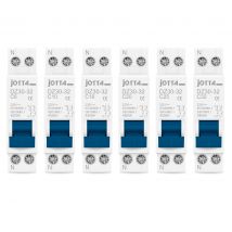 JOTTA DPN 1P + N Mini disyuntor MCB 6A10A 16A 20A 25A 32A montaje en carril Din interruptor de aire doméstico en miniatura