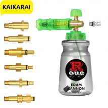 ROUE Snow Foam Gun Schaumdüse Autowaschschaummaschine für Lavor PARKSIDE Karcher Elitech Bort Kranzle Bosch Hochdruckreiniger