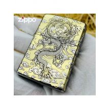 Zippo Xiangyun Dragon Carving Fuel Lighter, Classic Windproof Grinding Wheel Lighter, Cigarette Accessories, Men's Gift