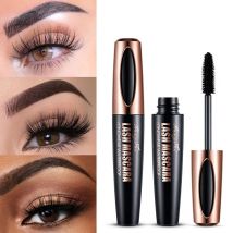 Extension 4D Pure Silk Fiber Lash Mascara Makeup Waterproof Ultra Black Volume and Length Thick lash Extension Makeup  Eyelash