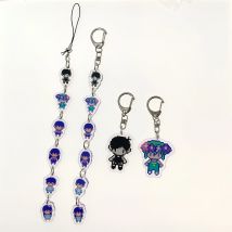 Pixel Game Acrylic Keychain Mobile Phone Charm Cute Fun Gift For Friends Omori Keychain