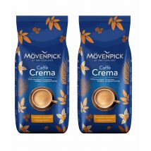 zestaw Movenpick Caffe Crema kawa ziarnista arabica intensywna 1kg x2