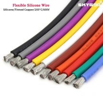 1/5/10m Miękki silikonowy kabel 26 24 22 20 18 16 14 12 10 8 6 4 2AWG Akumulator samochodowy