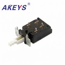 10PCS KDC-A11-2 TV-5 TV-8 Elektrische heizung Push Button Power Switch mit unterstützung und nadel