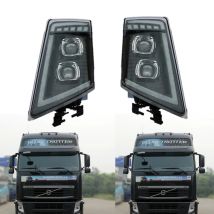 1 para reflektorów LED do samochodów ciężarowych Volvo FH13 FH16 FM460 FH500 reflektorów LED do samochodów ciężarowych OEM 21323108 21035638