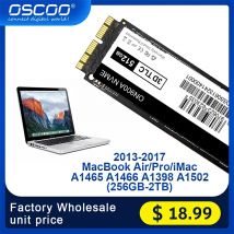 SSD da 1 TB per MacBook Pro 2015, compatibile con MacBook Pro A1465 A1466/Mac Air SSD (2013-2015) A1502, SSD portatile per Apple