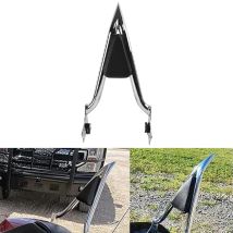 Abnehmbarer Motorrad-Sissy-Bar 22'' Hohe Beifahrer-Rückenlehne Rückenpolster für Harley Touring CVO Road King Electra Glide 1997-2008