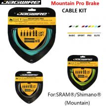 JAGWIRE Mountain Pro Bremssatz Mountainbike-Bremsleitung, Kevlar-verstärkt, professionelles Mountainbike-Bremskabelset