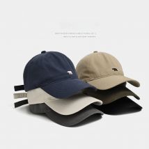 Modische Baseballkappe für Damen und Herren, Stickerei, Eisbär, Hip Hop, Snapback-Kappen, Baumwolle, Sonnenhüte, Unisex, einfarbig, Visierhüte