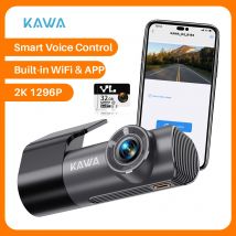 Kamera samochodowa 2K DVR Dash Cam do samochodu KAWA D5 Rejestrator wideo Sterowanie głosem w sytuacjach awaryjnych Noktowizor WiFi APP Monitor WDR