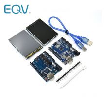 LCD-Modul 3,5 Zoll TFT LCD-Bildschirm 3,5 Zoll + UNO R3 REV3 MEGA328P Board für Arduino