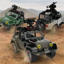 68-teiliges klassisches SUV-Puzzlespielzeug mit kleinem Ziegelstein, MOC-Stadtmodell, kreativer DIY-Automodellbausatz, perfekt für ideales Geburtstags- und Weihnachtsgeschenk