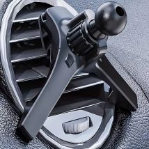 Auto Telefon Halter Clips 17mm Kugelkopf Auto Air Vent Clip Halterung Auto Air Outlet Haken Clamp Für Magnet handy Ständer Halter