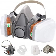 Maschera spray riutilizzabile per respiratore integrale 6200 per spruzzare la verniciatura Lucidatura chimica Saldatura Lavorazione del legno Protezione del lavoro
