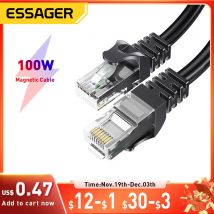 Cavo Ethernet Essager cavo Lan Cat6 UTP CAT 6 cavo di rete RJ 45 cavo Patch 5m/10m/15m per Router portatile cavo di rete RJ45